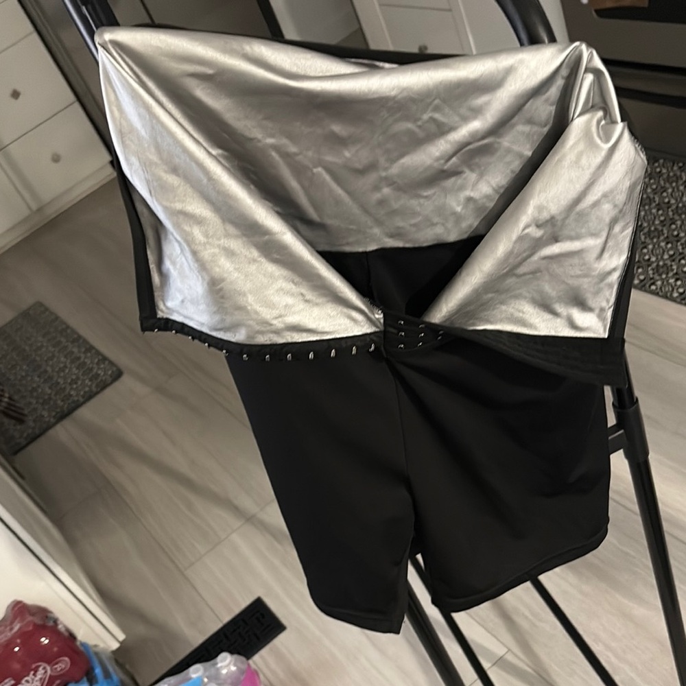 Black and Silver Women's body shaper